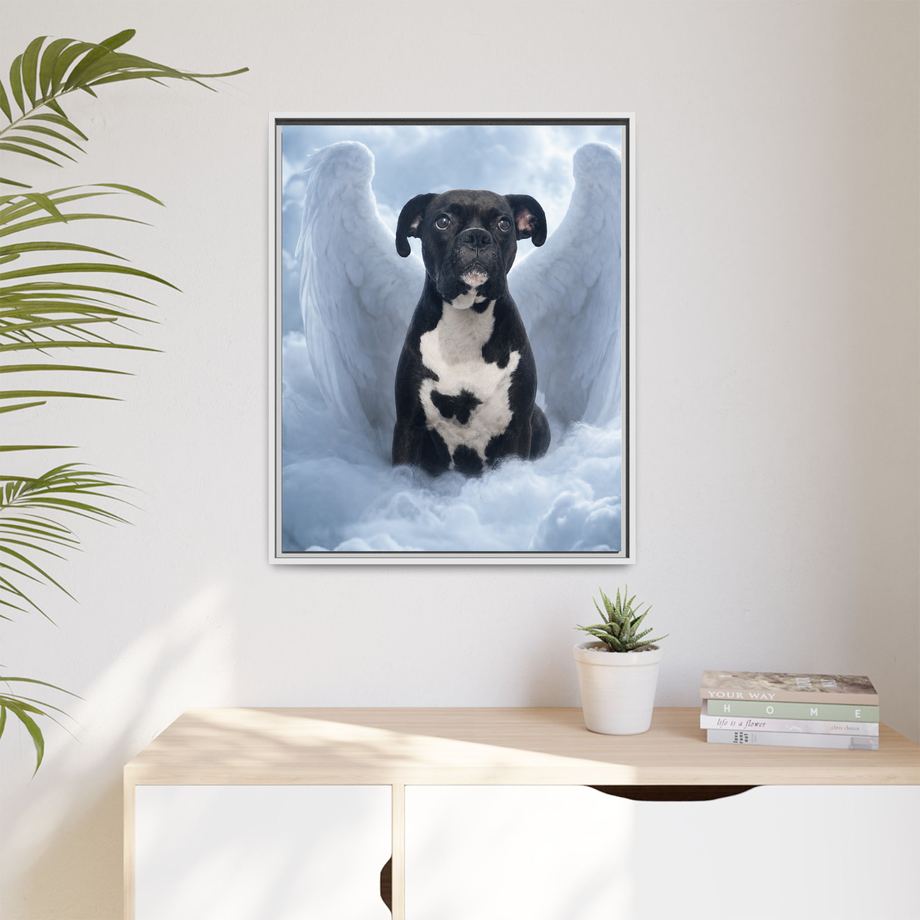 Framed 24x30 White context