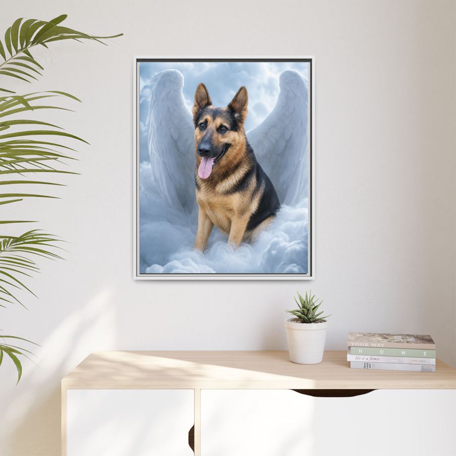 Framed 24x30 White context