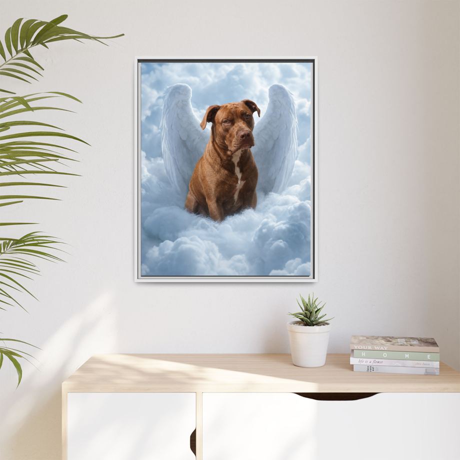 Framed 24x30 White context
