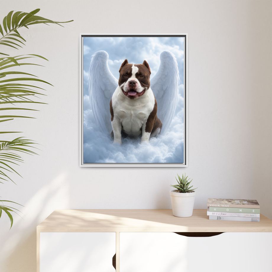 Framed 24x30 White context