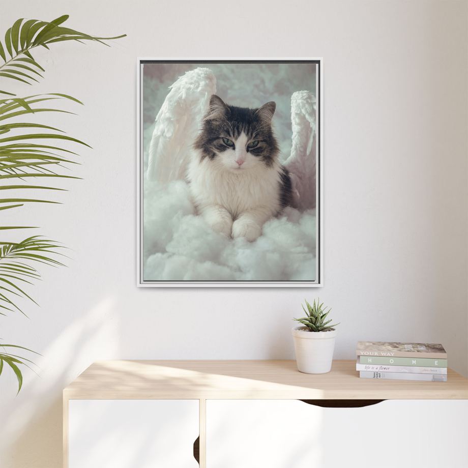 Framed 24x30 White context