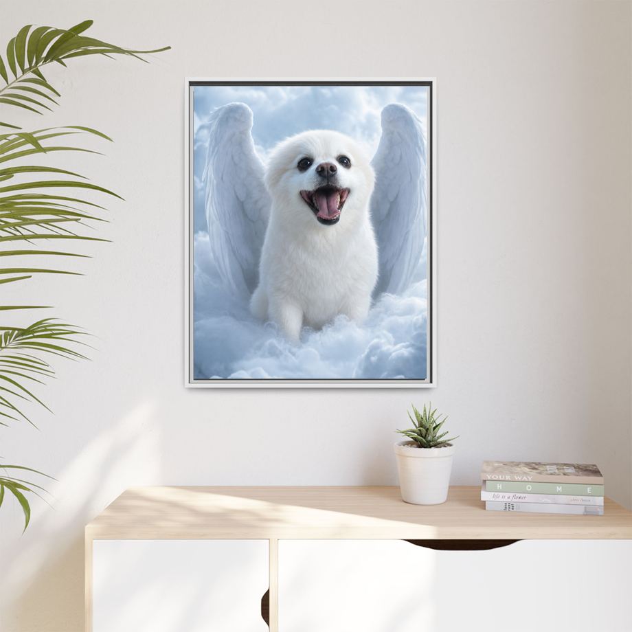 Framed 24x30 White context