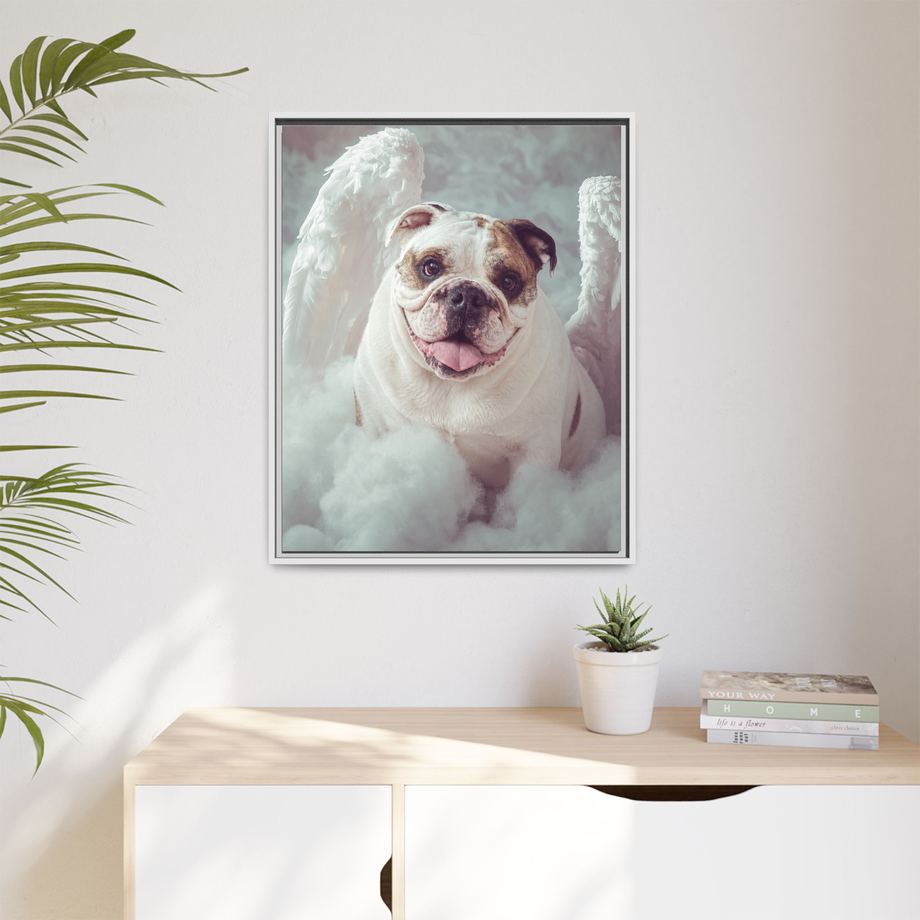 Framed 24x30 White context