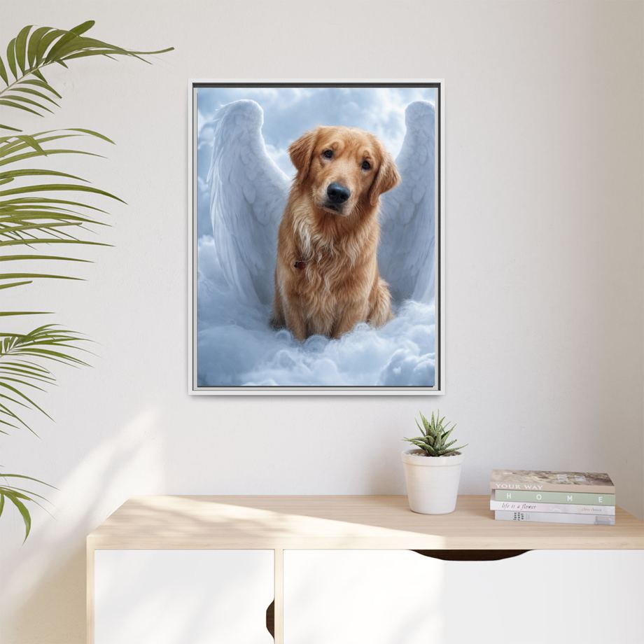 Framed 24x30 White context