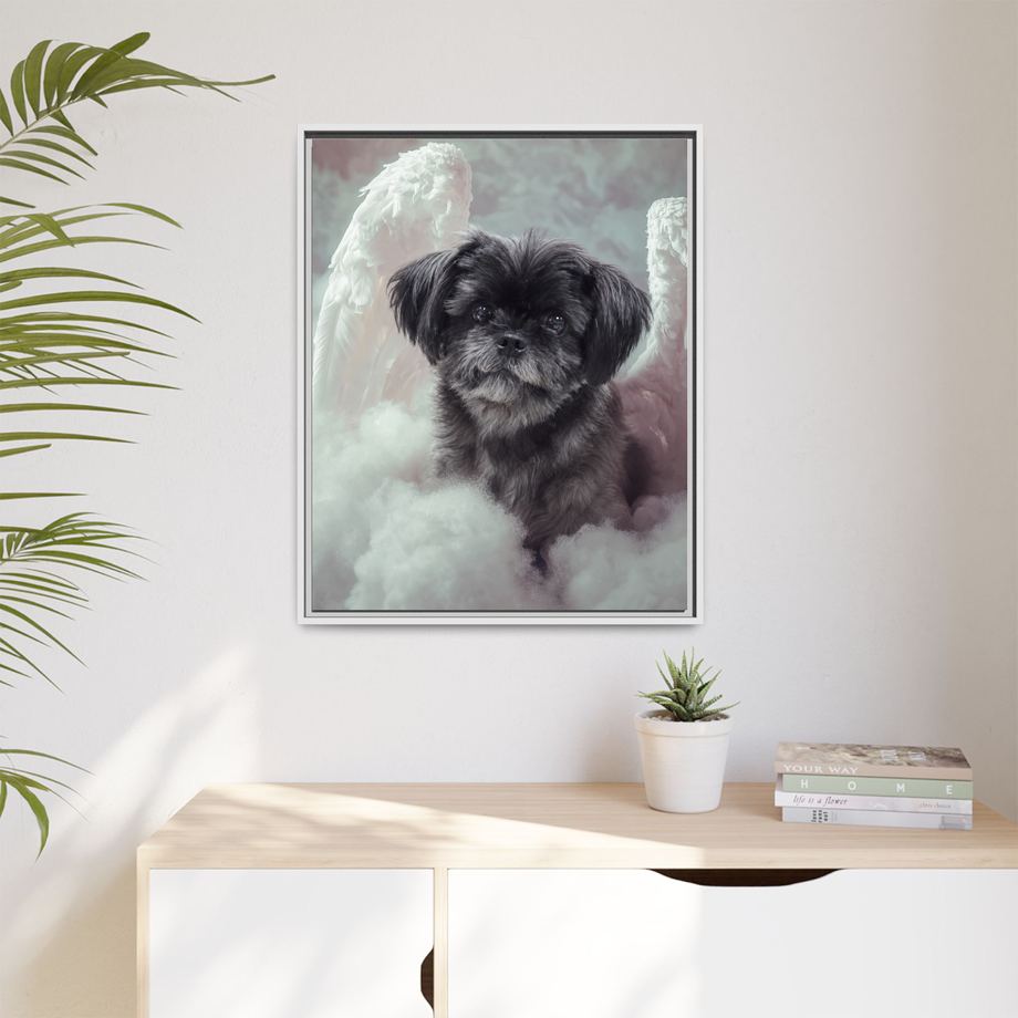 Framed 24x30 White context
