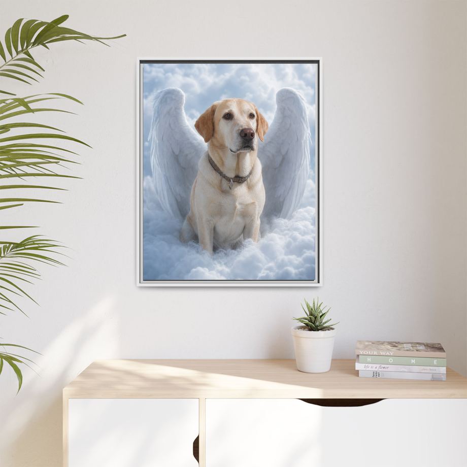 Framed 24x30 White context