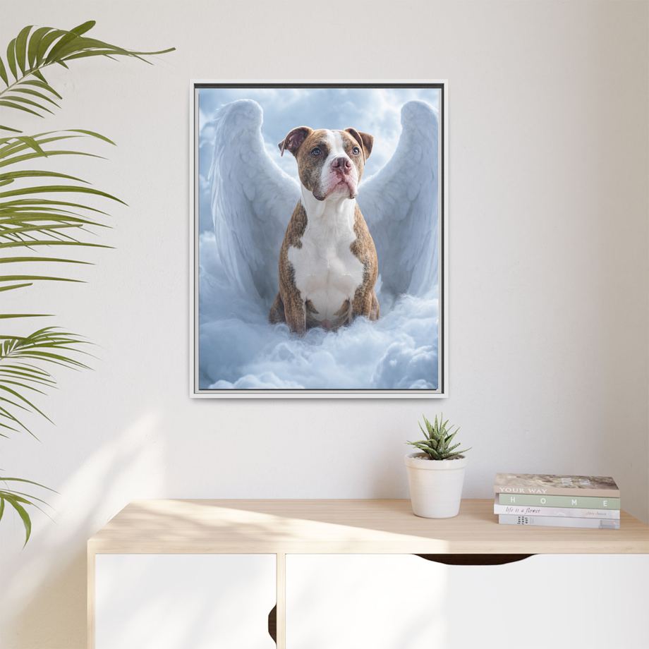 Framed 24x30 White context