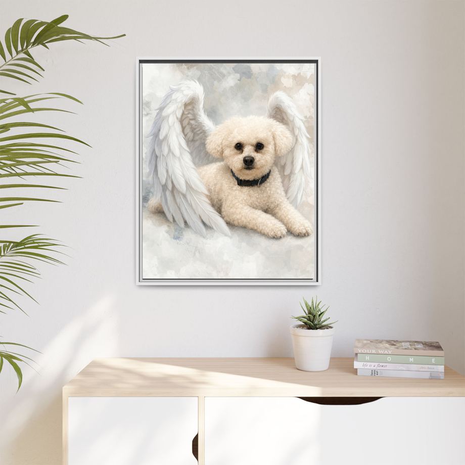 Framed 24x30 White context