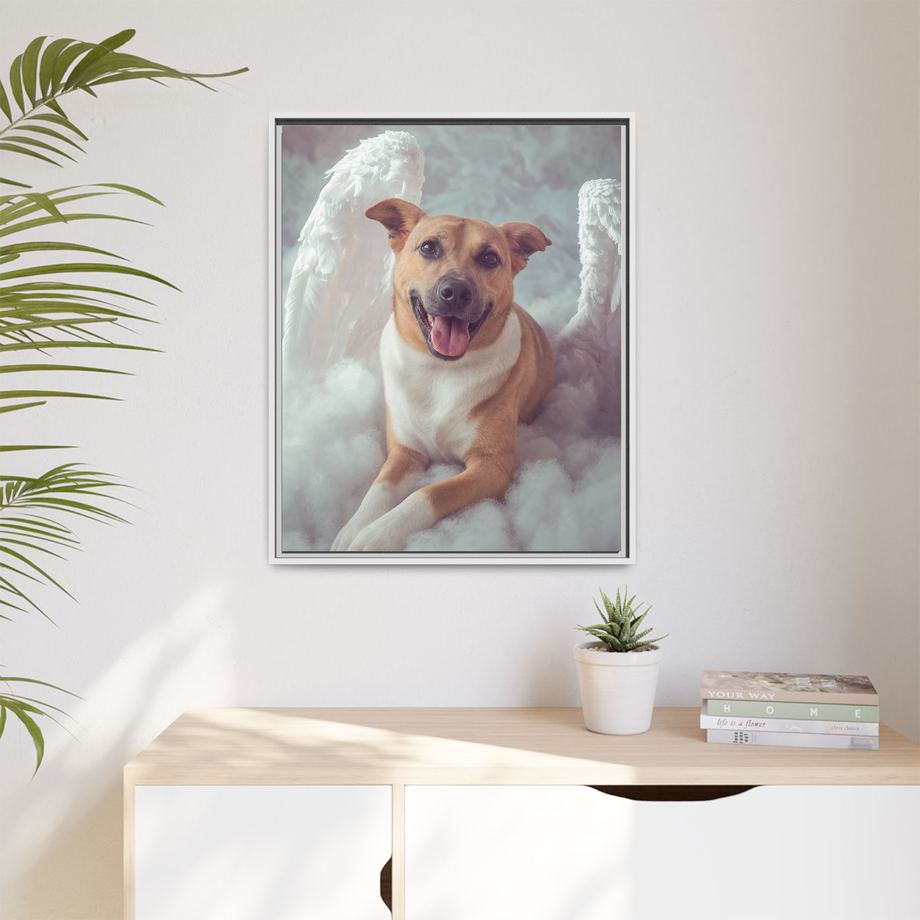 Framed 24x30 White context