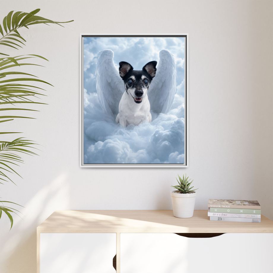 Framed 24x30 White context