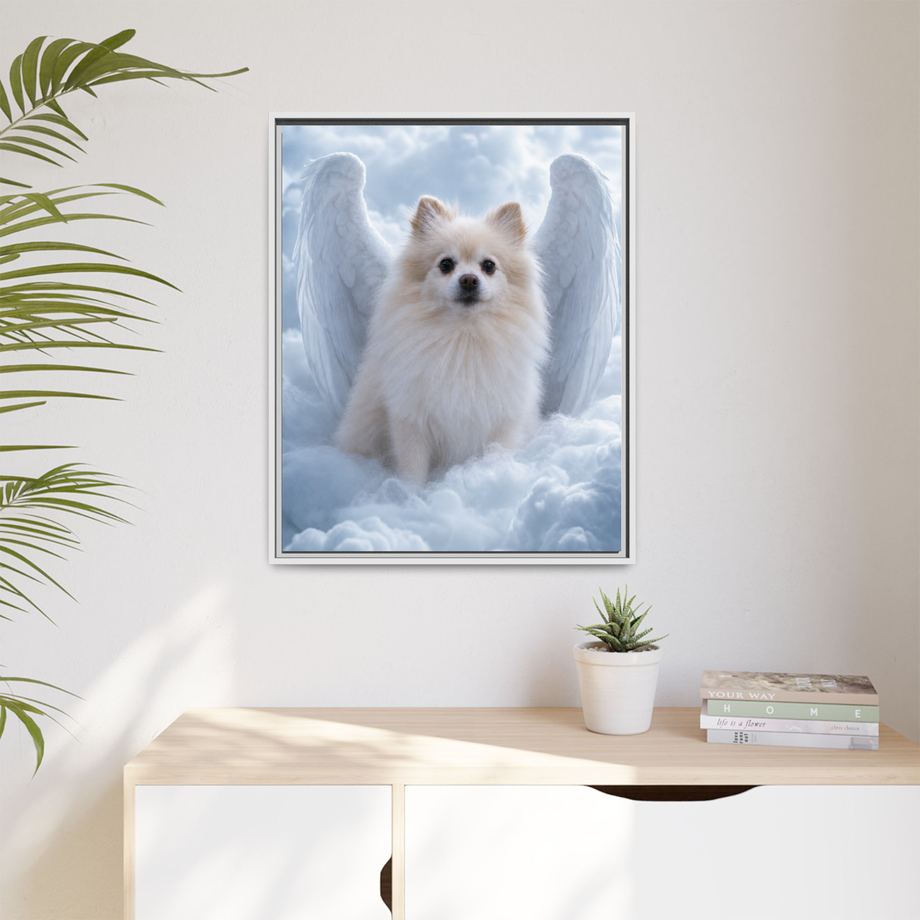 Framed 24x30 White context