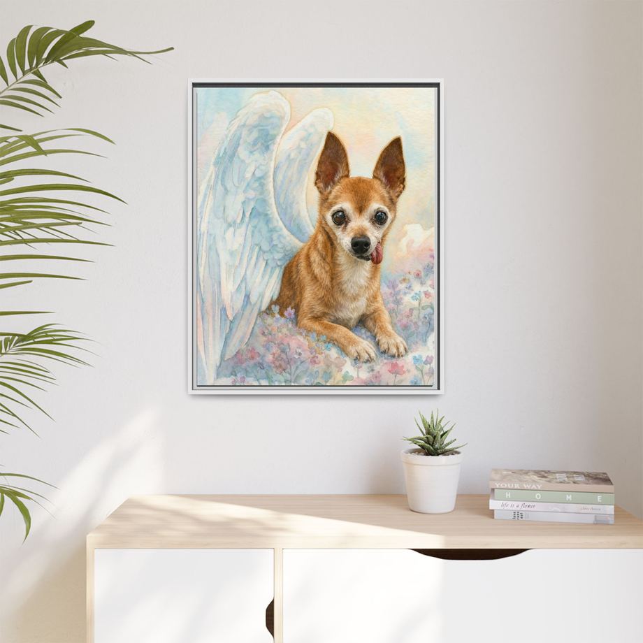Framed 24x30 White context