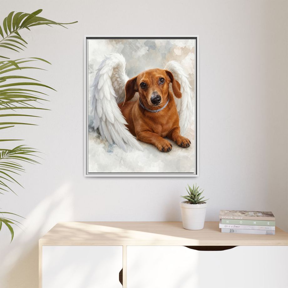 Framed 24x30 White context