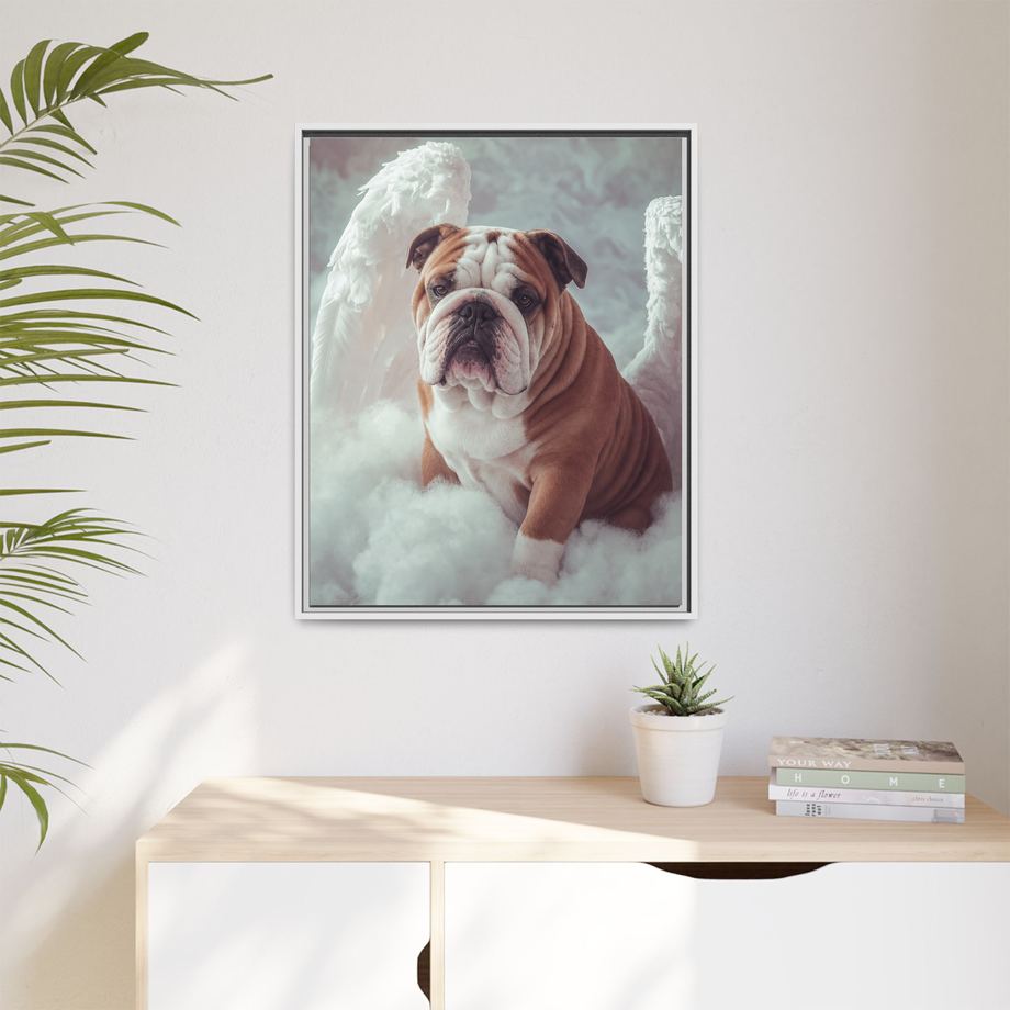 Framed 24x30 White context