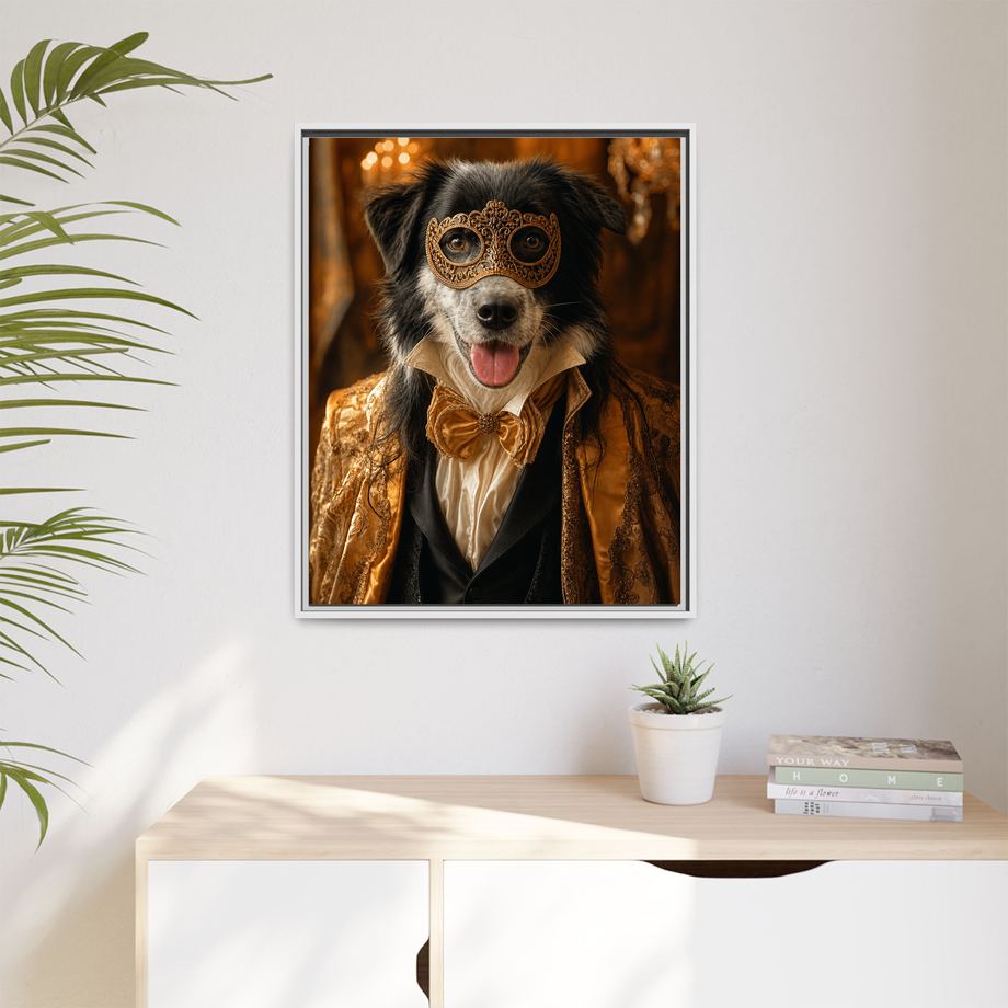 Framed 24x30 White context
