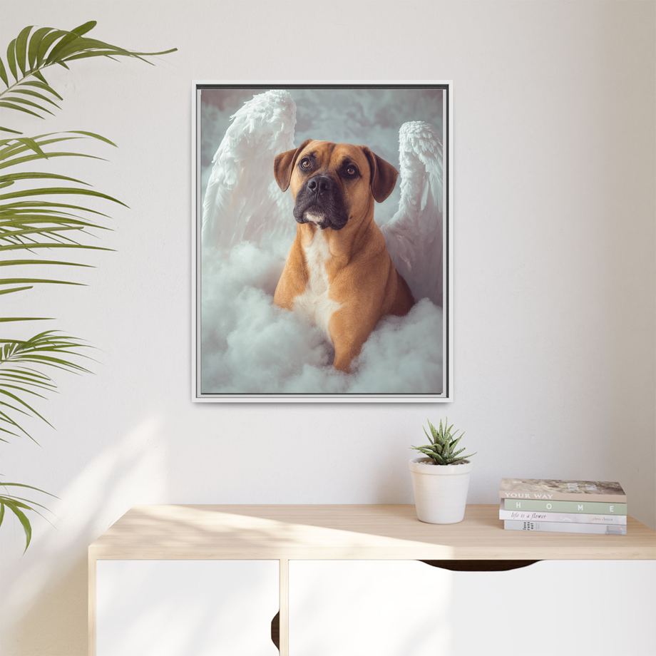 Framed 24x30 White context