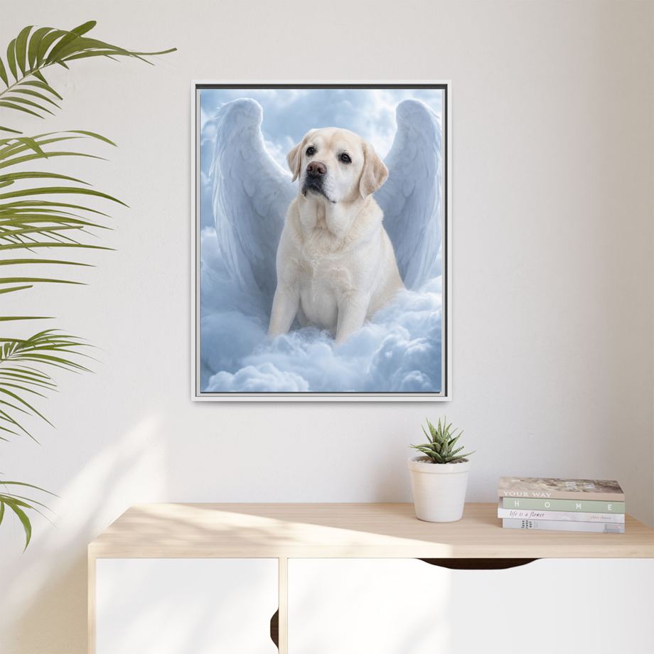Framed 24x30 White context