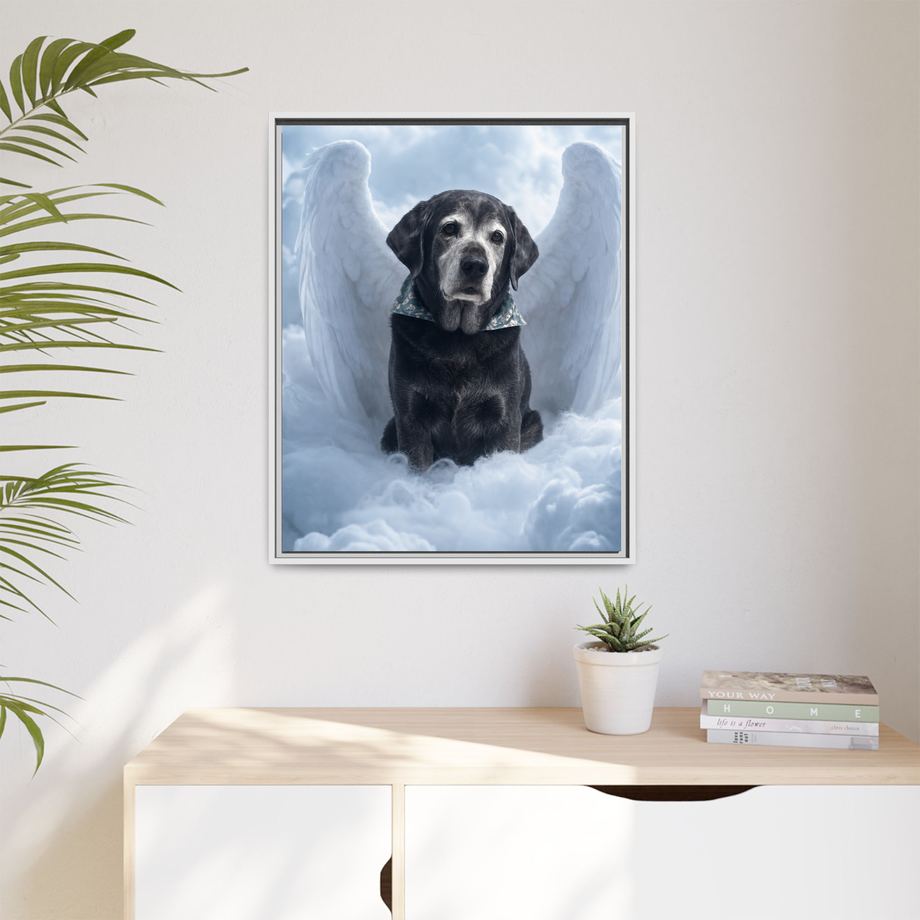 Framed 24x30 White context