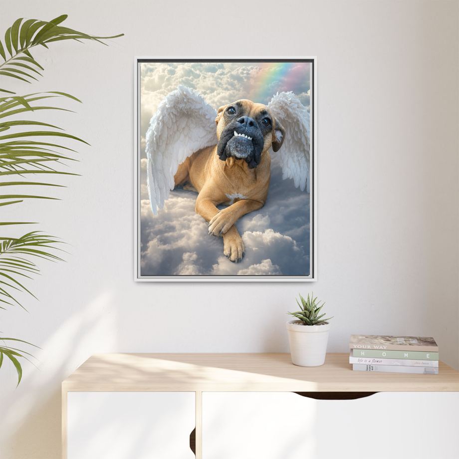 Framed 24x30 White context