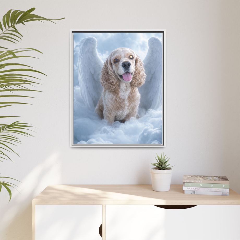 Framed 24x30 White context