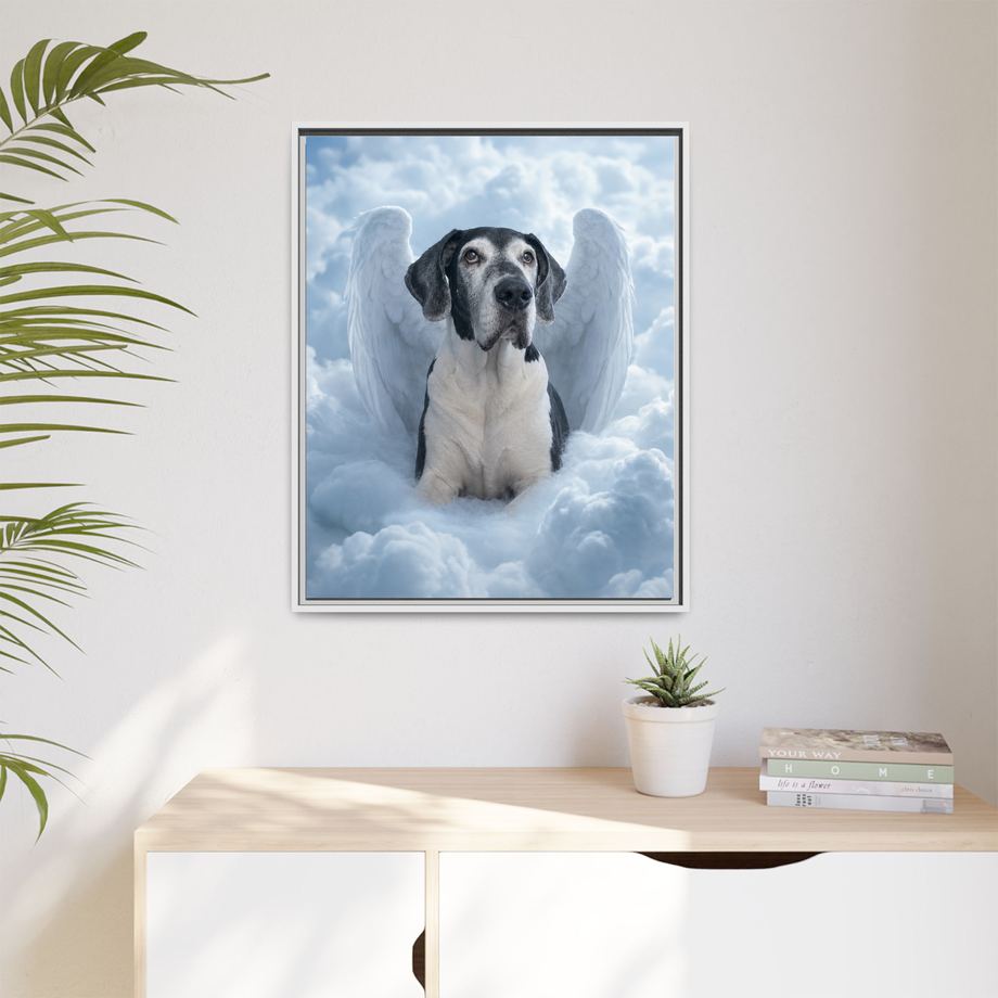 Framed 24x30 White context