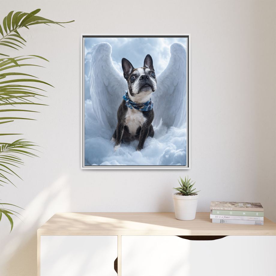 Framed 24x30 White context