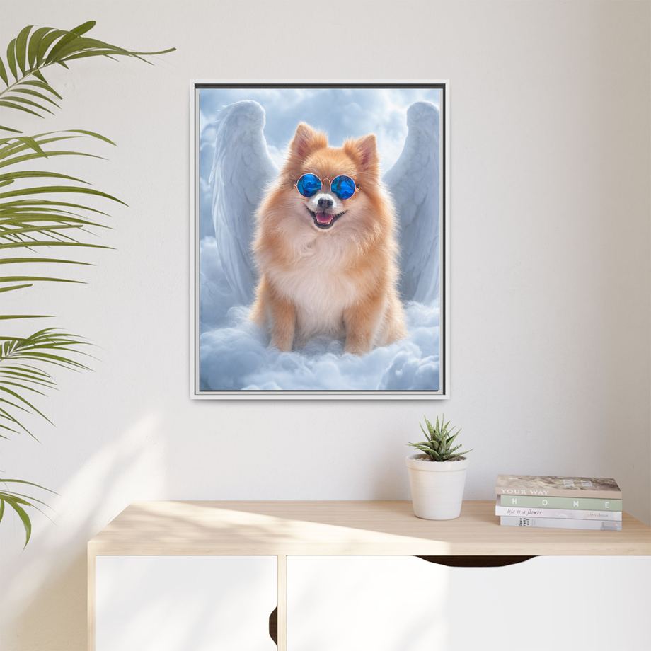 Framed 24x30 White context