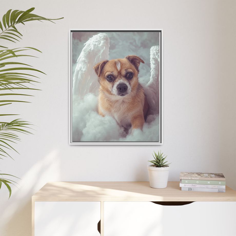 Framed 24x30 White context