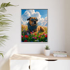 Framed 24x30 White context