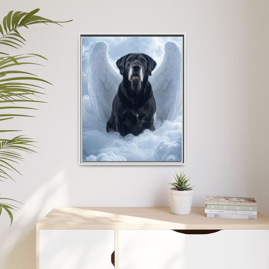 Framed 24x30 White context