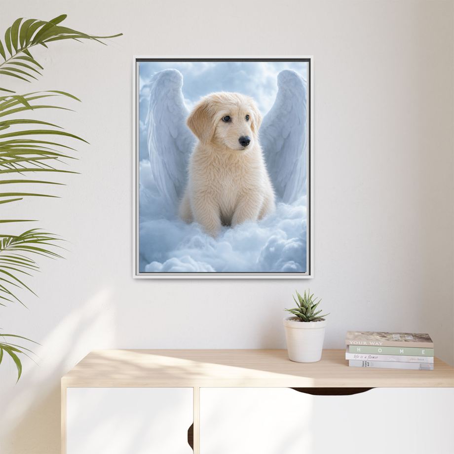 Framed 24x30 White context