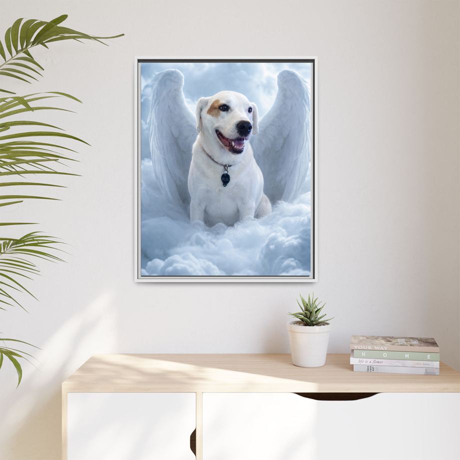 Framed 24x30 White context