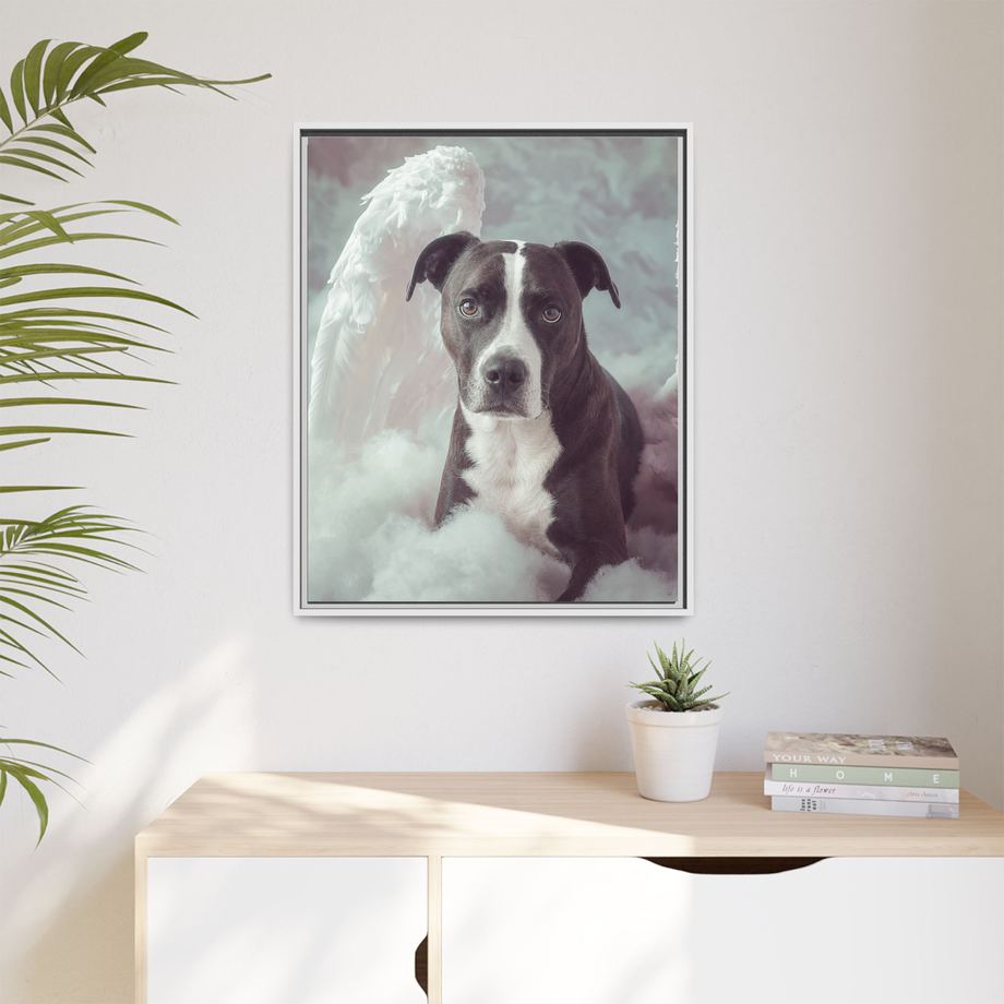 Framed 24x30 White context