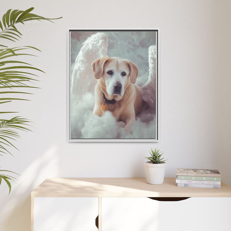 Framed 24x30 White context