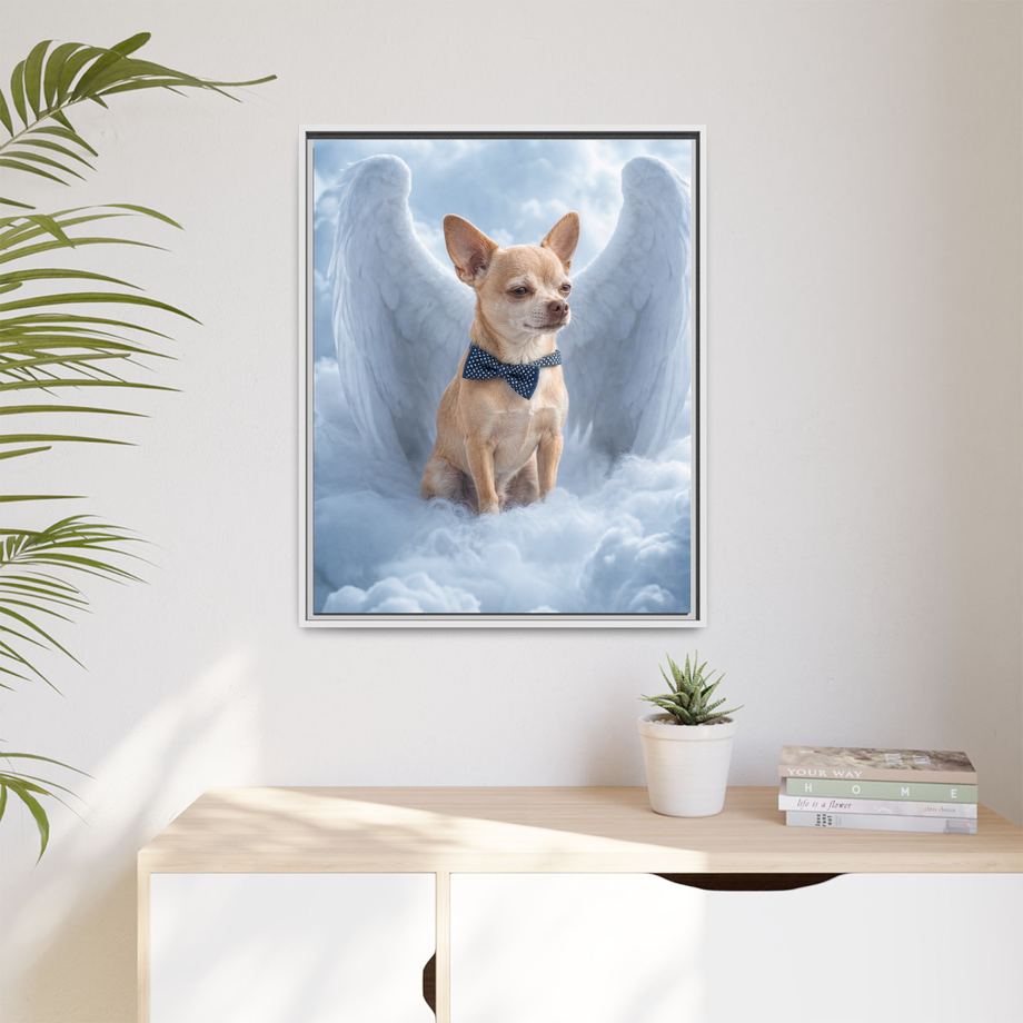 Framed 24x30 White context