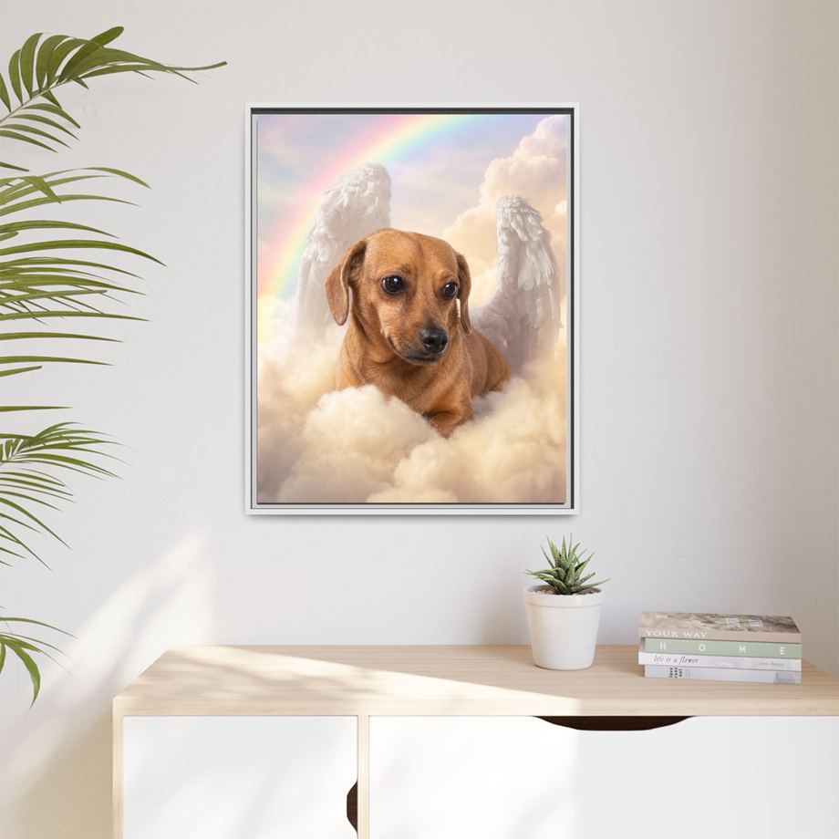 Framed 24x30 White context