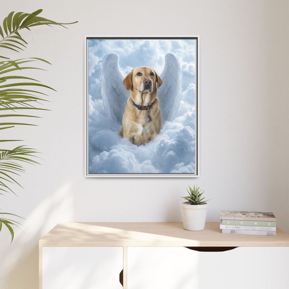 Framed 24x30 White context