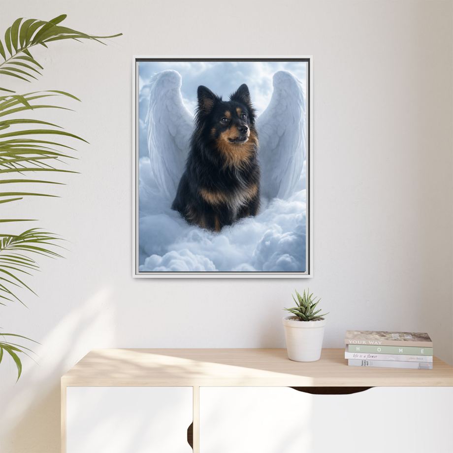 Framed 24x30 White context