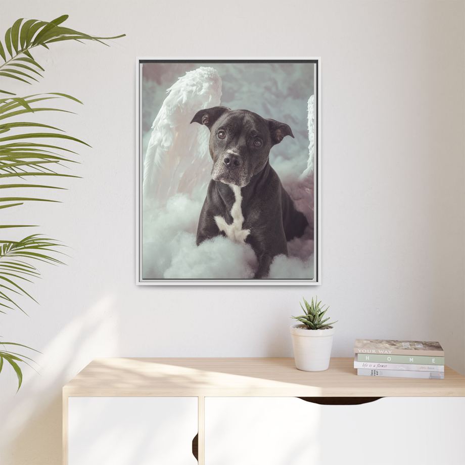 Framed 24x30 White context