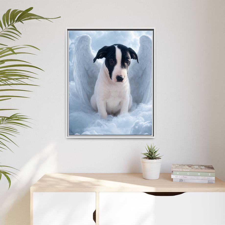 Framed 24x30 White context