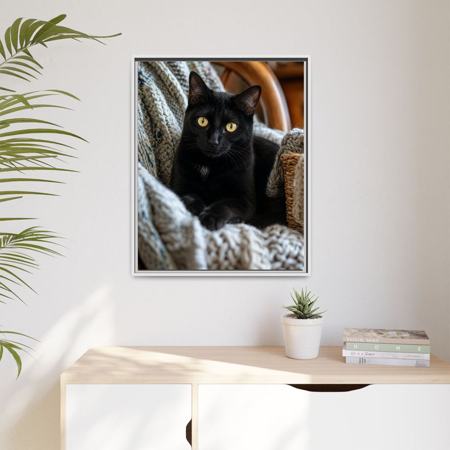 Framed 24x30 White context