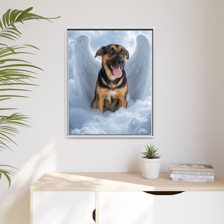 Framed 24x30 White context