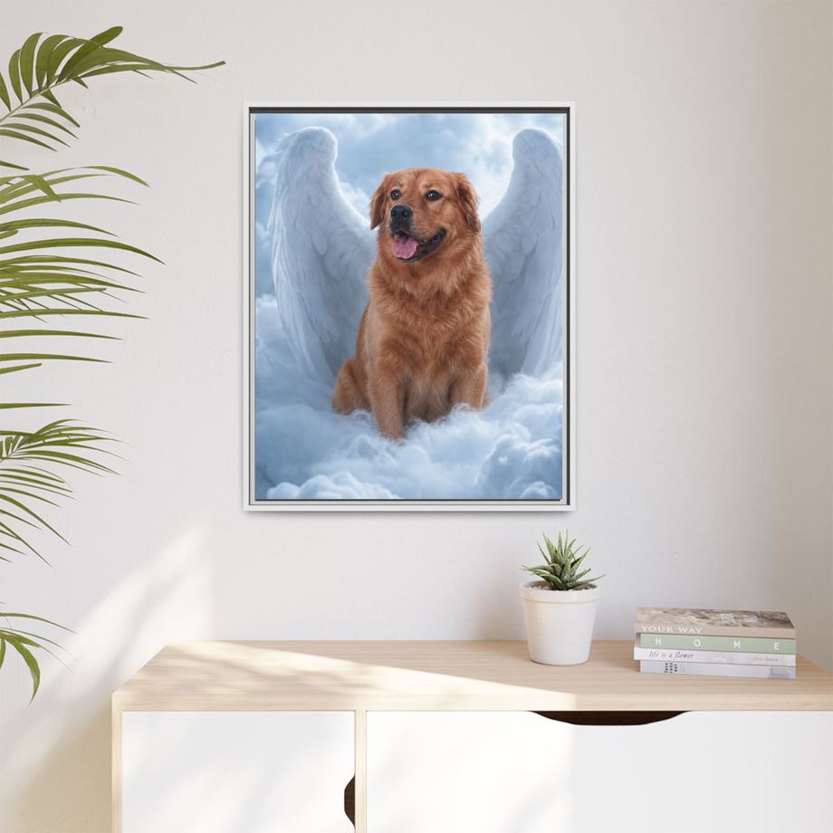 Framed 24x30 White context
