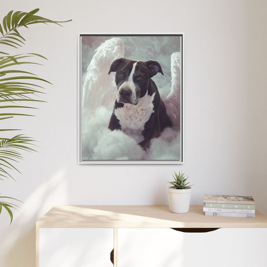 Framed 24x30 White context