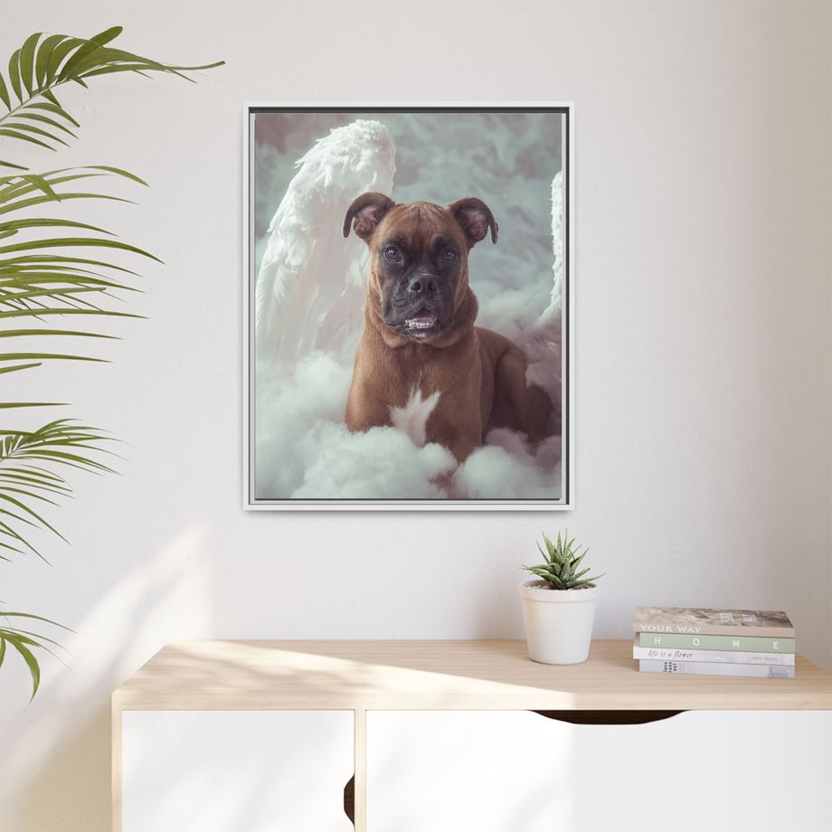 Framed 24x30 White context