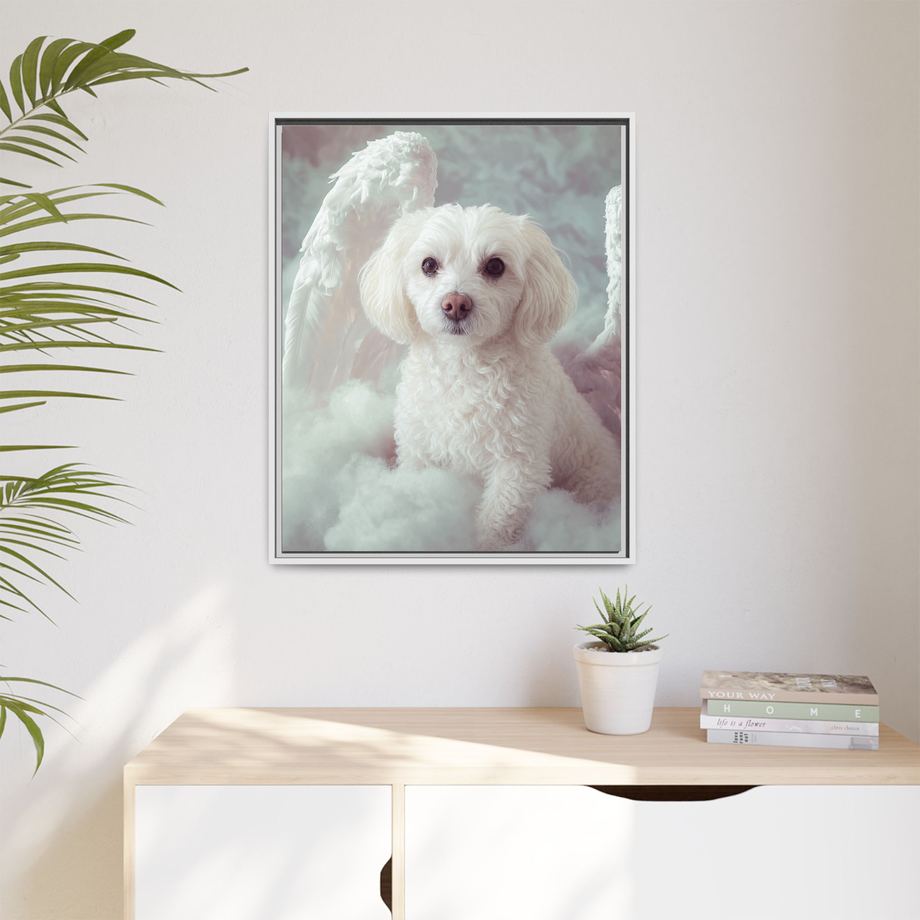 Framed 24x30 White context
