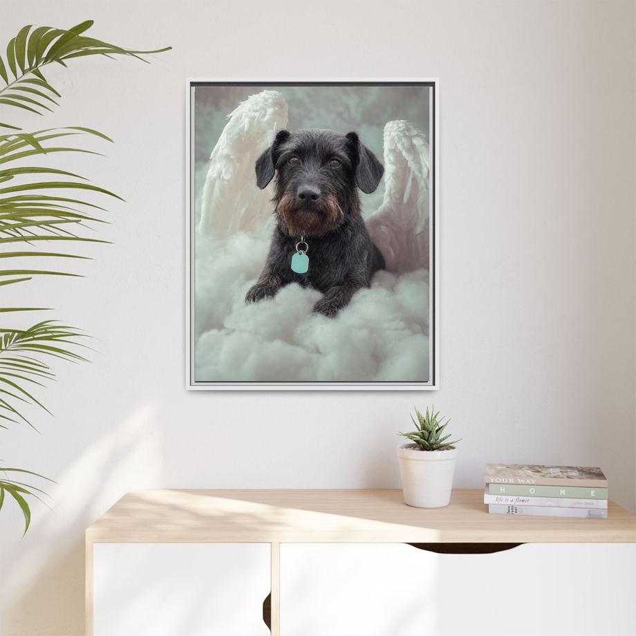 Framed 24x30 White context