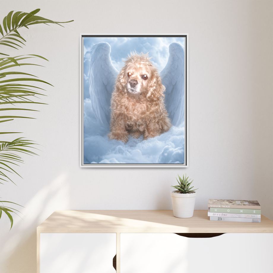 Framed 24x30 White context