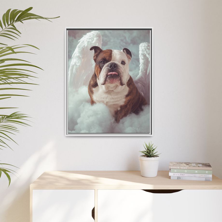 Framed 24x30 White context