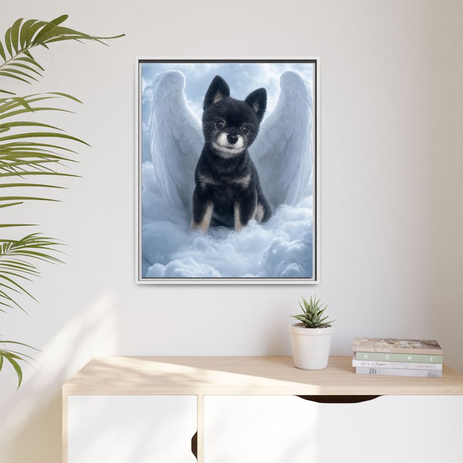 Framed 24x30 White context